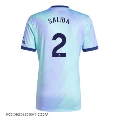 Arsenal William Saliba #2 Tredjetrøje 2024-25 Kortærmet Arsenal William Saliba #2 Tredjetrøje 2024-25 Kortærmet
